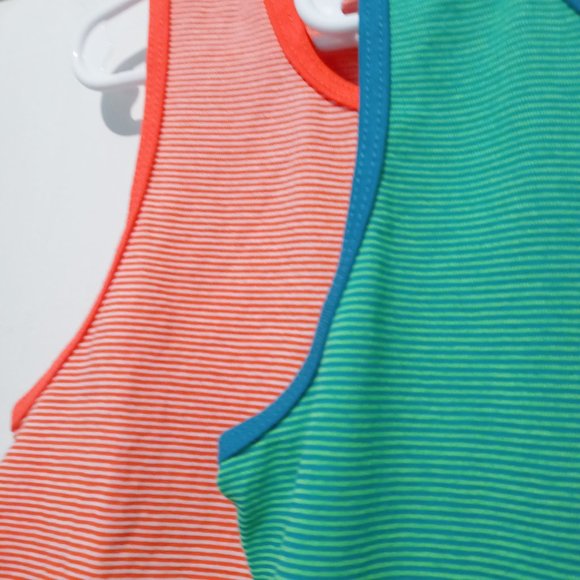 2x Fruit of the Loom Boys' Stripe Tank Tops Size Small(6-7) - Picture 5 of 5